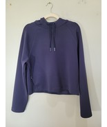 Lululemon Tech Lux Crop Hoodie Pullover Size 12 Midnight Navy - $52.06 CAD