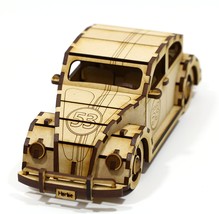 3D Puzzle | Herbie Car Puzzle | 3mm MDF Wood Board Puzzle | Self Assembly  - £15.72 GBP