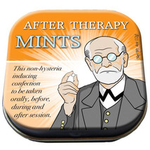 Freud After Therapy Mints in Illustrated Tin Box .4 ounces NEW SEALED - £3.18 GBP