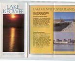 Lake Keowee Brochure Map Duke Power Company South Carolina 1970&#39;s Favori... - £14.24 GBP