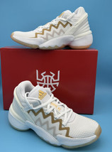 Adidas D.O.N ISSUE 2 FX9431 White/Gold Basketball Shoes SZ 5.5/ SZ 7 Womens - £66.53 GBP