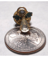 Genuine May Birthstone Austrian Crystal Pin Brooch Guardian Angel Religious - £7.77 GBP