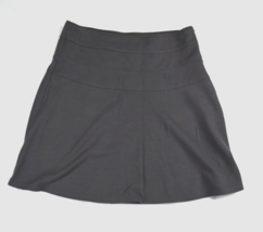 Athleta Womens 6 Flare Ponte Twill Side Zip Skyose Skirt Gray Charcoal 7... - £13.28 GBP