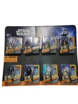 Star Wars Saga Legends Bonus Value 8 Action Figure Set Hasbro Display 23&quot;x19&quot; - £192.20 GBP