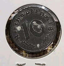 1943 F Nazi Germany 10 Pfennig Very Fine - €0,86 EUR