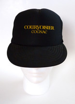 Courvoisier Cognac Snapback Black Trucker Hat Baseball Cap - $19.75