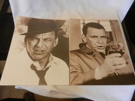 Pair of Frank Sinatra Black &amp; White Prints With Drink &amp; Hat 11 x 14 - £39.87 GBP
