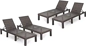 Christopher Knight Home Jamaica Outdoor Wicker Chaise Lounges without Cu... - $1,018.99