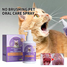 50ml Pet Oral Cleanse Spray Dogs Cats Teeth Clean Deodorant Prevent Calc... - $15.95