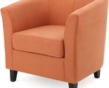 Christopher Knight Home Preston Fabric Club Chair, Orange - $370.99