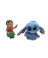 Disney Lilo 3.5&quot; Doll Figure and 3.5&quot; Plush Stitch Set - $13.95