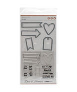 Decorative Dies And Stamp Set Cute Tags - $42.50