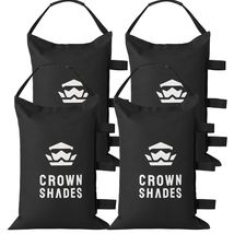 Easy Fill &amp; Reuse 150 lbs Sandbags for Canopies - Black Oxford Weight Bags - $64.30