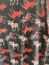 Moose Plush Flannel Fabric 2 Yards - £15.18 GBP