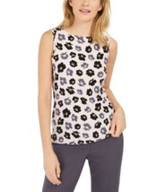 MSRP $49 Anne Klein Giverny Floral-Print Top Size Small - £17.41 GBP
