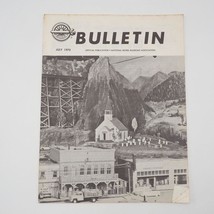 Nmra Bulletin Rivista Luglio 1970 National Modello Ferrovia Associazione - $24.59