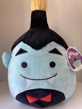 Squishmallows 2021 12&quot; Drake Dracula With Hair Kellytoy Plush Rare - £13.80 GBP