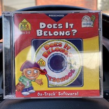 Does It Belong? Preschool Ages 3-5 School Zone Interactive CD-ROM (2004) - £7.11 GBP