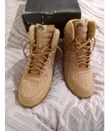 Nike Air Force 1 High Flax Men&#39;s 11 Us 882096-200 GUM LIGHT BROWN - £48.89 GBP