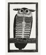 12239.Decoration POSTER.Room interior wall art.B&amp;W woodblock.owl illustr... - $17.10+