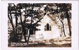 Postcard RPPC Church Of The Good Samaritan Port Stanton Ontario - $9.89