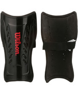 Youth VELCRO® Wilson Black and Red Shin Guard ( With Velcro Closure Straps) - £29.68 GBP