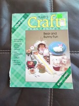 18 Pompon Progects Plaids Craft Collection Bear And Bunny Fun Pam Clarizio 8065 - £6.04 GBP