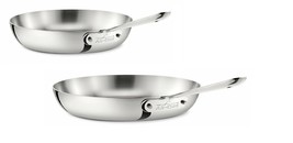 All-Clad D5 Polished  5-Ply Stainless Steel 9-inch and 11-Inch French Skillets - £124.14 GBP
