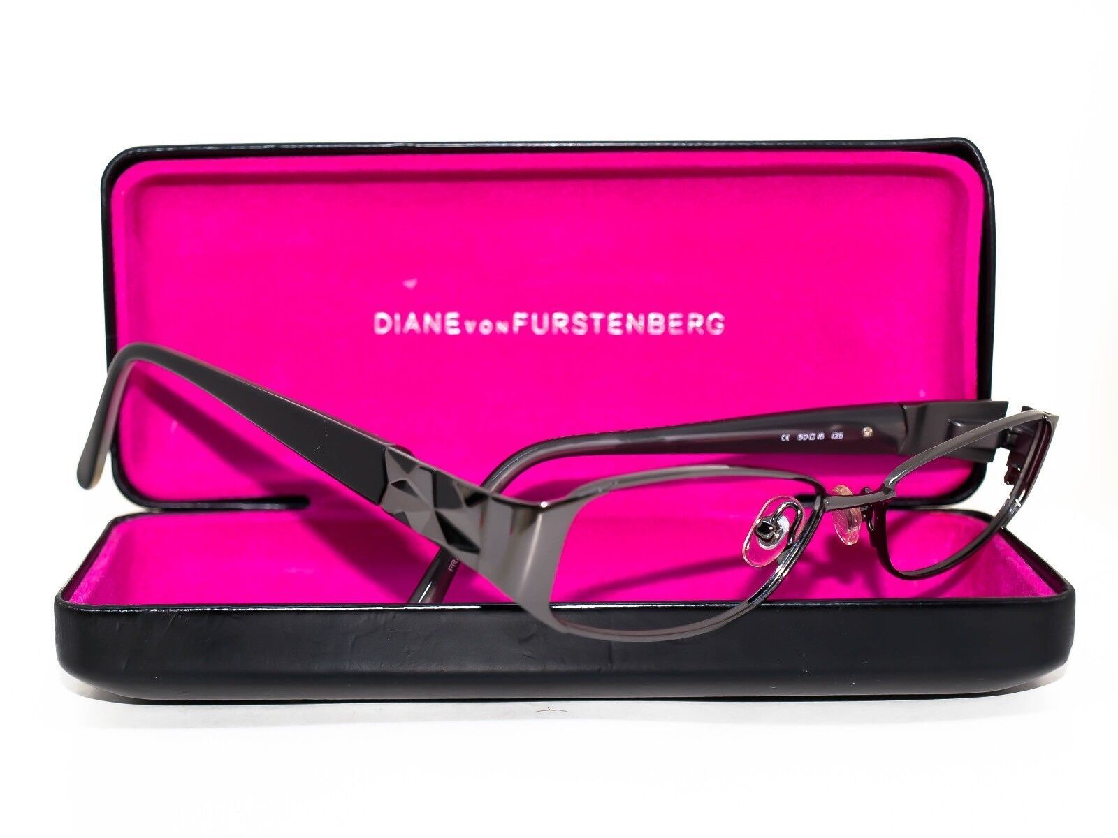Diane Von Furstenberg Women&#39;s Eyeglasses DVF 8005 Gunmetal Black Frame 5... - $29.99