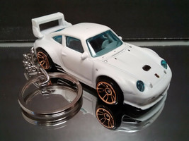 Porsche 993 GT2 Key Chain Ring White - $15.51