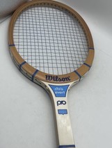 Wilson Wooden Leather Chris Evert Pro Tennis Racket 4 3/8 - £31.69 GBP