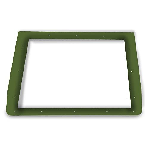 2 Military Window Overlays, Pre-drilled, Green, Fits Humvee - $299.00