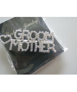 Clear Groom Mother Pin Brooch For Bridal Shower Wedding Party **Great Gi... - $95.19 MXN