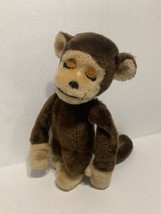 R Dakin Girl Hugging Monkey Vintage Plush 1975 Toy Stuffed Animal - $26.60