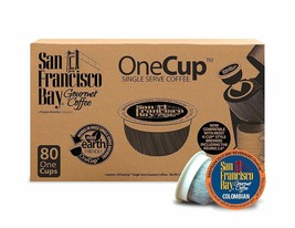 San Francisco Bay OneCup Colombian Supremo Coffee 80 to 320 K cups Pick Size  - £51.87 GBP+