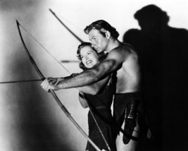 Tarzan&#39;s Magic Fountain Featuring Lex Barker, Brenda Joyce 8x10 Photo with bows - £6.26 GBP