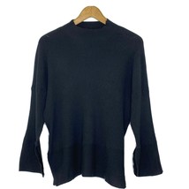 Vila Milano Sweater Womens size XL Mock Neck Long Sleeved Ribbed Knit Bl... - £21.10 GBP