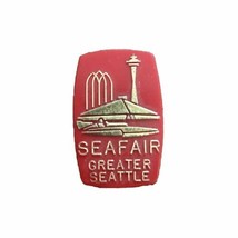 Red Plastic Seafair Greater Seattle Vintage 1968 Promo Lapel Pin Collect... - £4.70 GBP