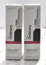 The Ordinary- Peeling Solution AHA 30% + BHA 2% (lot of 2) .5 oz each To... - $12.95