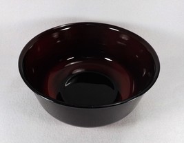 Vintage Arcoroc France Large Ruby Mixing Nesting Bowl 8 7/8&quot; x 3 7/8&quot; - £5.34 GBP