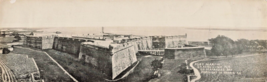 St Augustine Fl~Fort MARION-MATANZAS BAY~1920s Panorama Double Rppc Postcard - £11.67 GBP