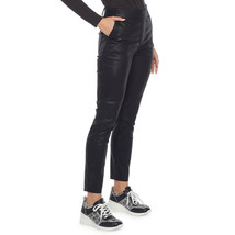 New Juicy Couture Black Faux Snakeskin Beverly Skinny J EAN Ankle Pants Elastic 8 - $19.79