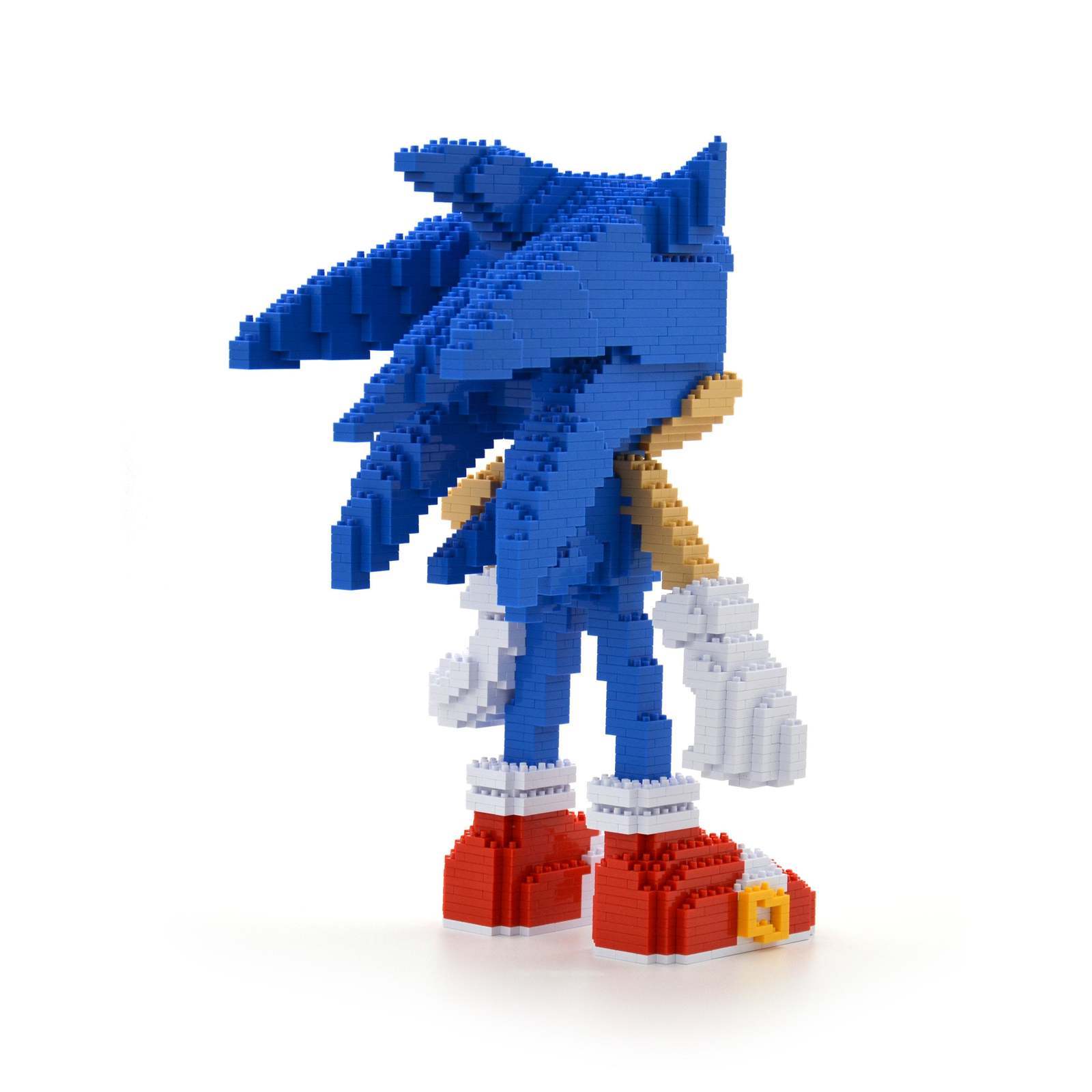 Sonic Boy Brick Sculpture (JEKCA Lego Brick) DIY Kit Item image 2