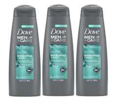 Dove Men+Care  2 in 1 Shampoo and Conditioner 12 fl oz 3 Pack - £15.67 GBP