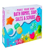 Make Your Own Bath Bombs, Soap, Salts And Scrubs Spa Craft Science Kit F... - $39.99