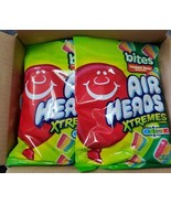 12 Pack Airheads Extreme Candy Bites Rainbow Berry 6oz Bulk Candy Gummy - £23.94 GBP