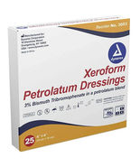 Dynarex Xeroform Petrolatum Dressing 4x4 bx\25 - $27.72