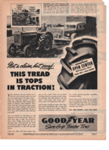 1945 Goodyear This Tread Is Tops In Traction Sure Grip print ad Fc2 - $13.30