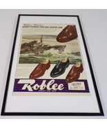 1942 Roblee Patrols Shoes Framed 11x17 ORIGINAL Vintage Advertising Poster - £54.36 GBP