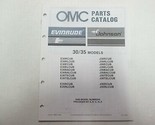 1987 Omc Johnson Evinrude 30 35 Modelli Parti Catalogo Manuale Fabbrica OEM - $14.95